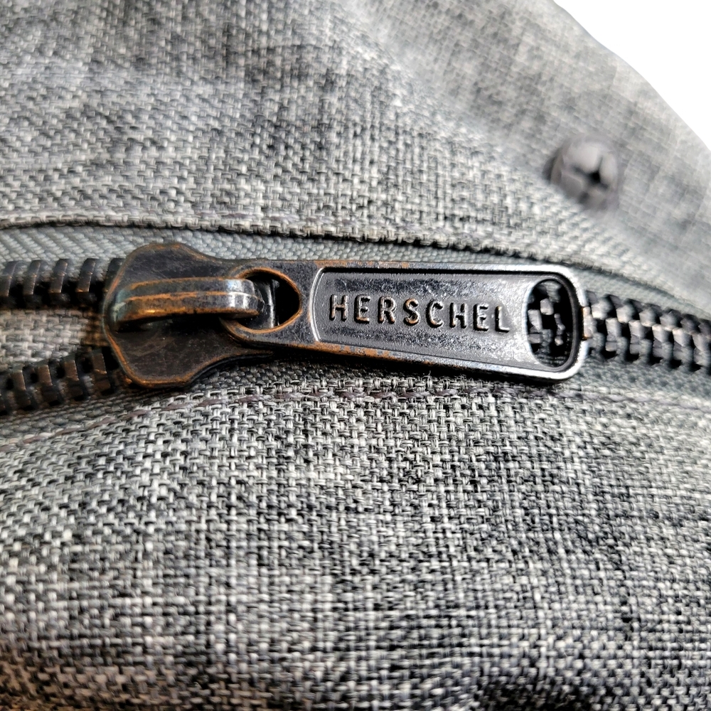 Hershel Settlement Backpack Bag Gray Red Crosshat… - image 7